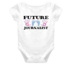 Journalist Future Occupation Baby Onesie