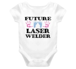 Laser Welder Future Occupation Baby Onesie
