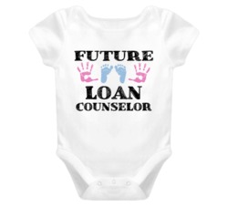Loan Counselor Future Occupation Baby Onesie