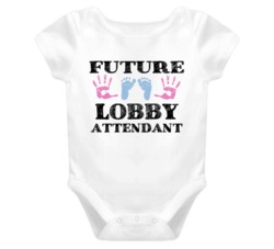 Lobby Attendant Future Occupation Baby Onesie