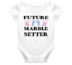 Marble Setter Future Occupation Baby Onesie