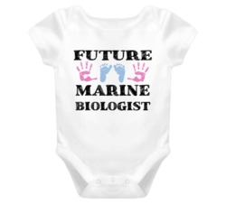 Marine Biologist Future Occupation Baby Onesie