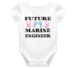 Marine Engineer Future Occupation Baby Onesie
