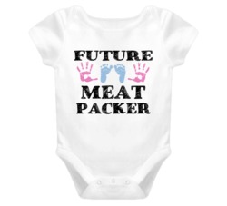Meat Packer Future Occupation Baby Onesie