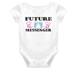 Messenger Future Occupation Baby Onesie