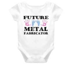 Metal Fabricator Future Occupation Baby Onesie