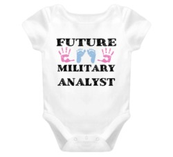 Military Analyst Future Occupation Baby Onesie