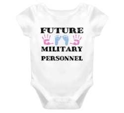 Military Personnel Future Occupation Baby Onesie