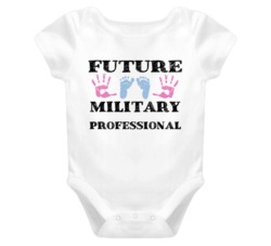 Military Professional Future Occupation Baby Onesie