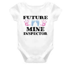 Mine Inspector Future Occupation Baby Onesie