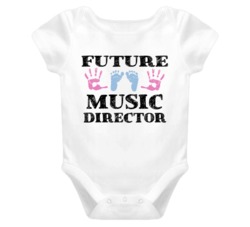 Music Director Future Occupation Baby Onesie