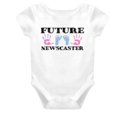 Newscaster Future Occupation Baby Onesie