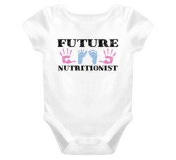 Nutritionist Future Occupation Baby Onesie