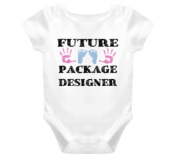 Package Designer Future Occupation Baby Onesie
