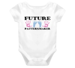 Patternmaker Future Occupation Baby Onesie