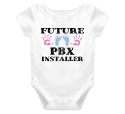 PBX Installer Future Occupation Baby Onesie