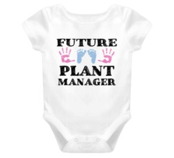 Plant Manager Future Occupation Baby Onesie