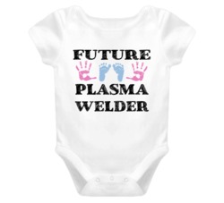 Plasma Welder Future Occupation Baby Onesie