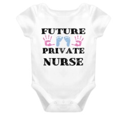 Private Nurse Future Occupation Baby Onesie