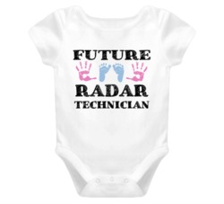 Radar Technician Future Occupation Baby Onesie