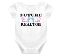 Realtor Future Occupation Baby Onesie