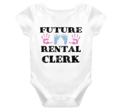 Rental Clerk Future Occupation Baby Onesie
