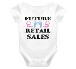 Retail Sales Future Occupation Baby Onesie
