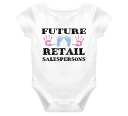 Retail Salespersons Future Occupation Baby Onesie