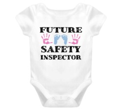 Safety Inspector Future Occupation Baby Onesie