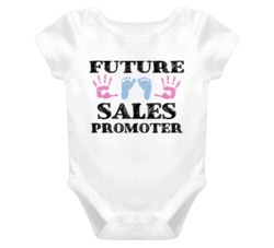 Sales Promoter Future Occupation Baby Onesie