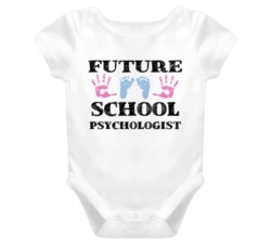 School Psychologist Future Occupation Baby Onesie