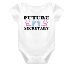Secretary Future Occupation Baby Onesie