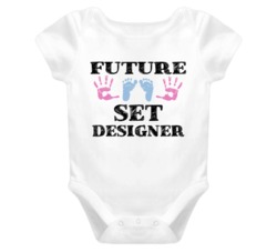 Set Designer Future Occupation Baby Onesie