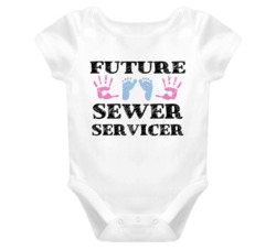 Sewer Servicer Future Occupation Baby Onesie