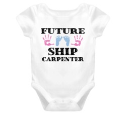 Ship Carpenter Future Occupation Baby Onesie