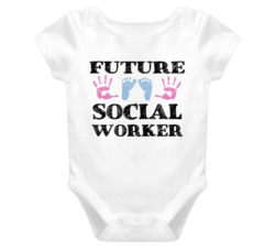Social Worker Future Occupation Baby Onesie