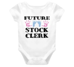 Stock Clerk Future Occupation Baby Onesie