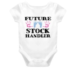 Stock Handler Future Occupation Baby Onesie