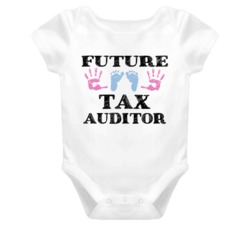 Tax Auditor Future Occupation Baby Onesie