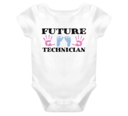 Technician Future Occupation Baby Onesie
