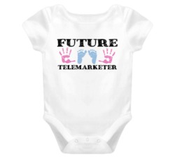 Telemarketer Future Occupation Baby Onesie
