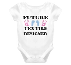 Textile Designer Future Occupation Baby Onesie