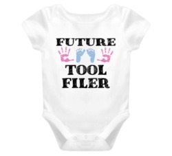 Tool Filer Future Occupation Baby Onesie