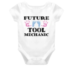 Tool Mechanic Future Occupation Baby Onesie