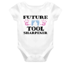Tool Sharpener Future Occupation Baby Onesie