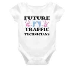 Traffic Technicians Future Occupation Baby Onesie