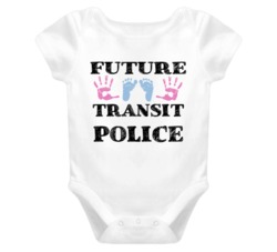 Transit Police Future Occupation Baby Onesie