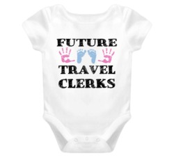 Travel Clerks Future Occupation Baby Onesie