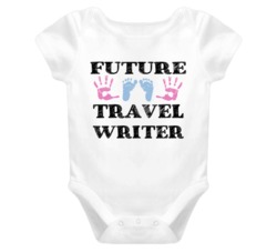Travel Writer Future Occupation Baby Onesie