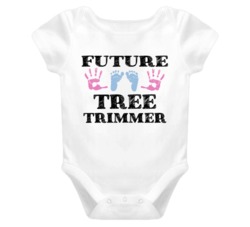 Tree Trimmer Future Occupation Baby Onesie